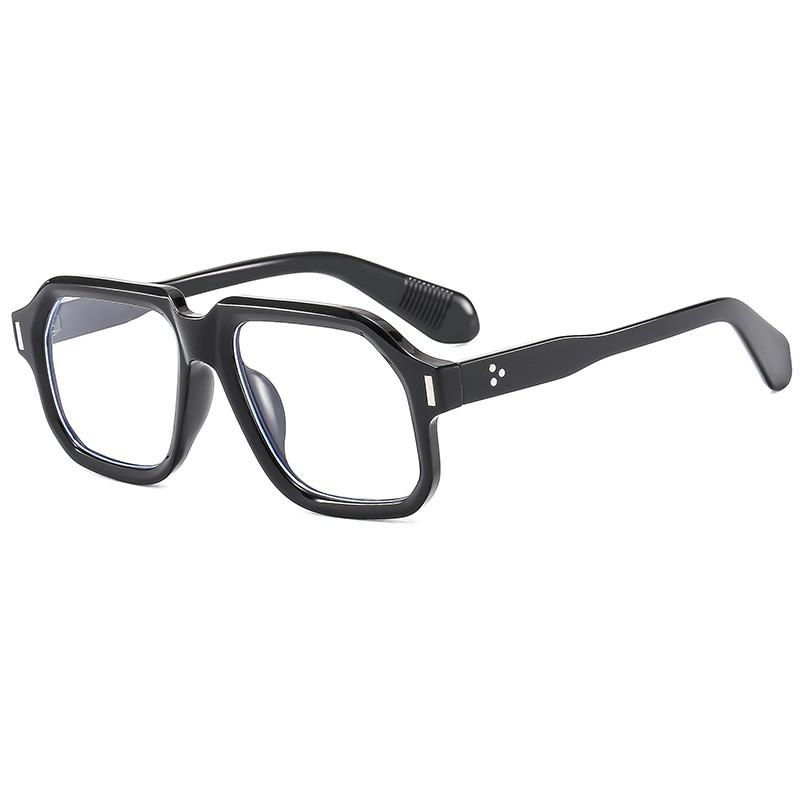 New Geometry Square Sunglasses For Men And Women Uv400 With Blue Lenses For Outdoor Activities