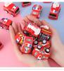 Cartoon Mini Pull Back Fire Truck Police Car Toys for Birthday Party Favors Campus Rewards Gift