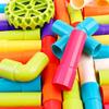 Dziecięce Klocki Rurkowe Zabawka do Składania Plastikowa Rura Wodna Edukacyjna Interaktywna Zabawka DIY Dla 3 Lat Przedszkole