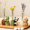 Animal Themed Silicone Vase Mold For Hydroponic Gardening Reusable Craft Tool With Acrylic Test Tubes  Creative Decoration