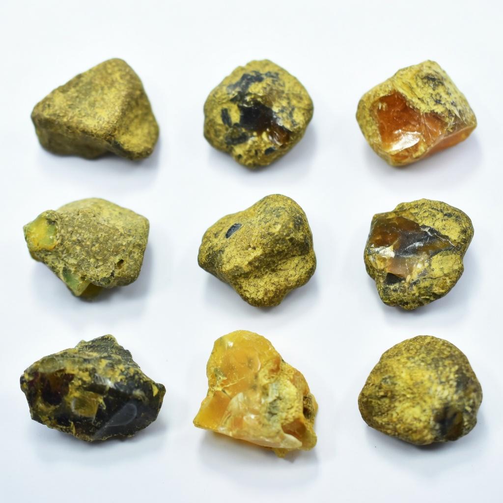Natural Brown Amber Loose Gemstone Raw Uncut Rough 150.36 Ct Lot for Lapidary and Gem Collections