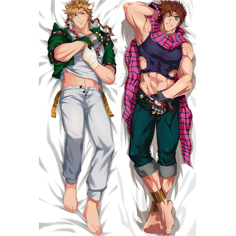 Japońskie Anime JoJos Bizarre Adventure Hug Body Pillow Case Costume Cover Dakimakura Cushion Fujoshi BL Male Hugging Body Case