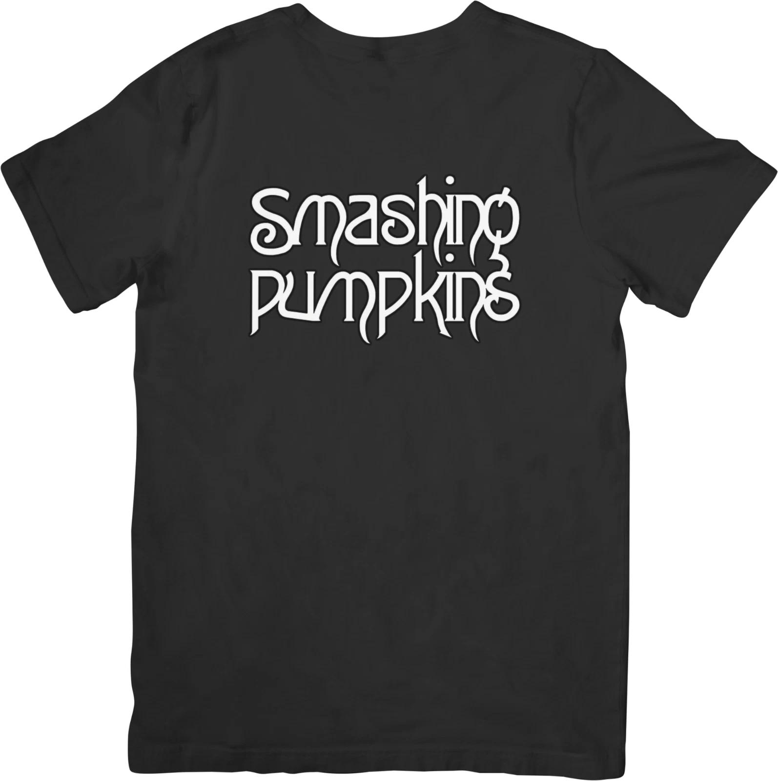 

The Smashing Pumpkins Музыка для мужчин и женщин Качественная хлопковая футболка Черная 4XL