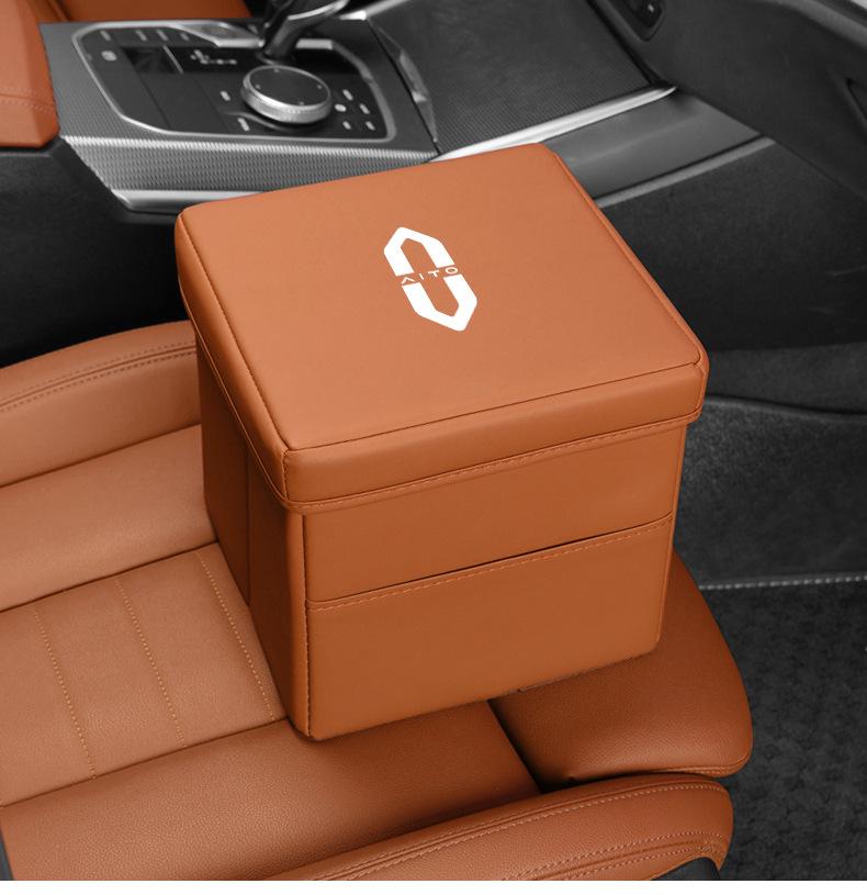Foldable Car Trash Can & Storage Box for Huawei AITO M9/M8/M7/M5
