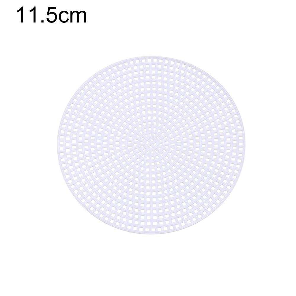 Round Grid Board for DIY Bag Plastic Knitting and Weaving Helper Knit Sheet Easy Knitting Accessories Hand Bag White Net Cover