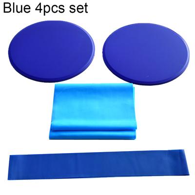 4er Set Yoga Übung Gleitscheiben Fitnessscheibe Gleitplatte Matte Yoga Spannband Gym Bauchmuskel Core Trainingsgerät