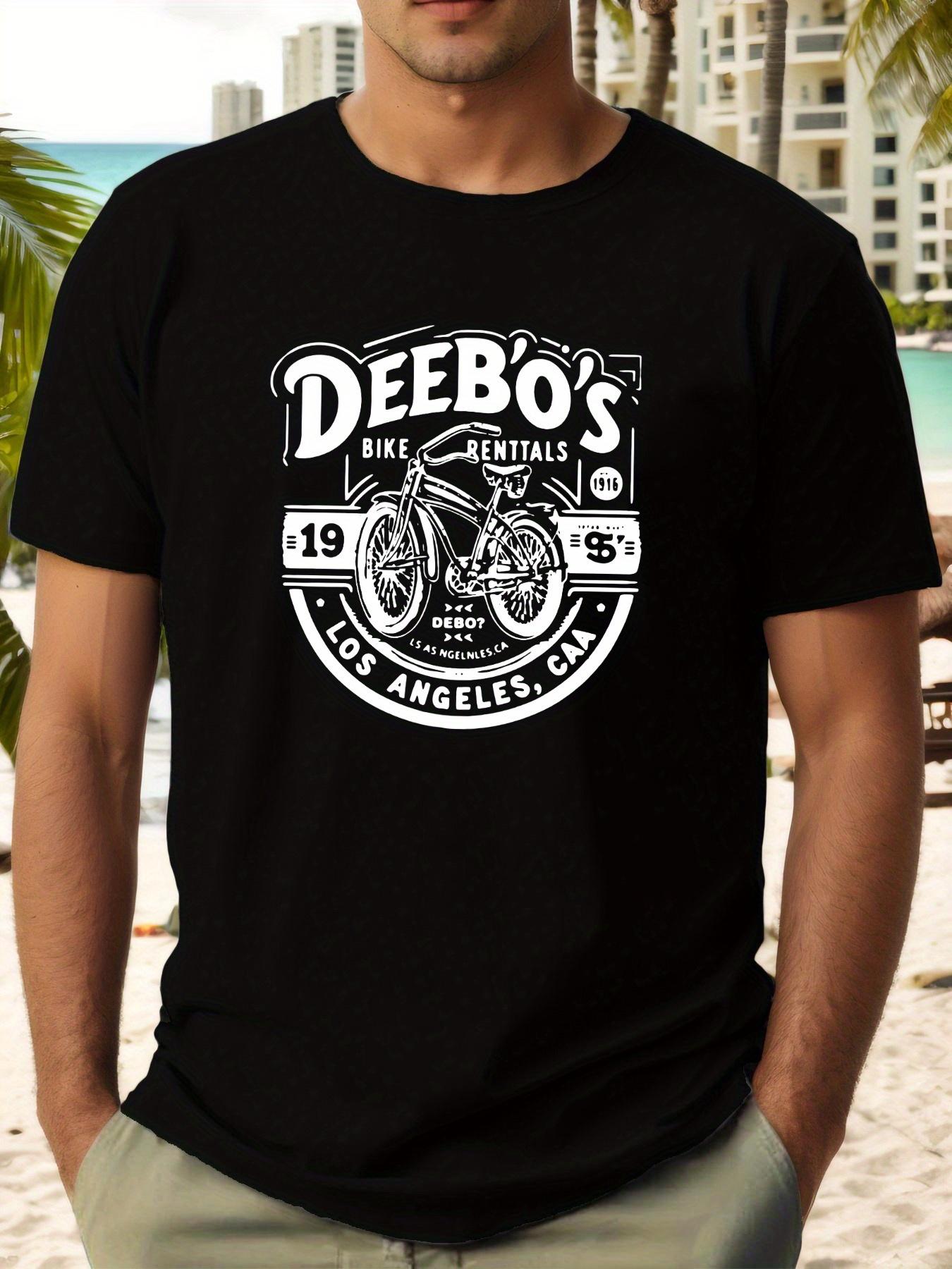 DEEBOS BIKES Summer Casual Cotton T-shirt - Los Angeles XXXXL