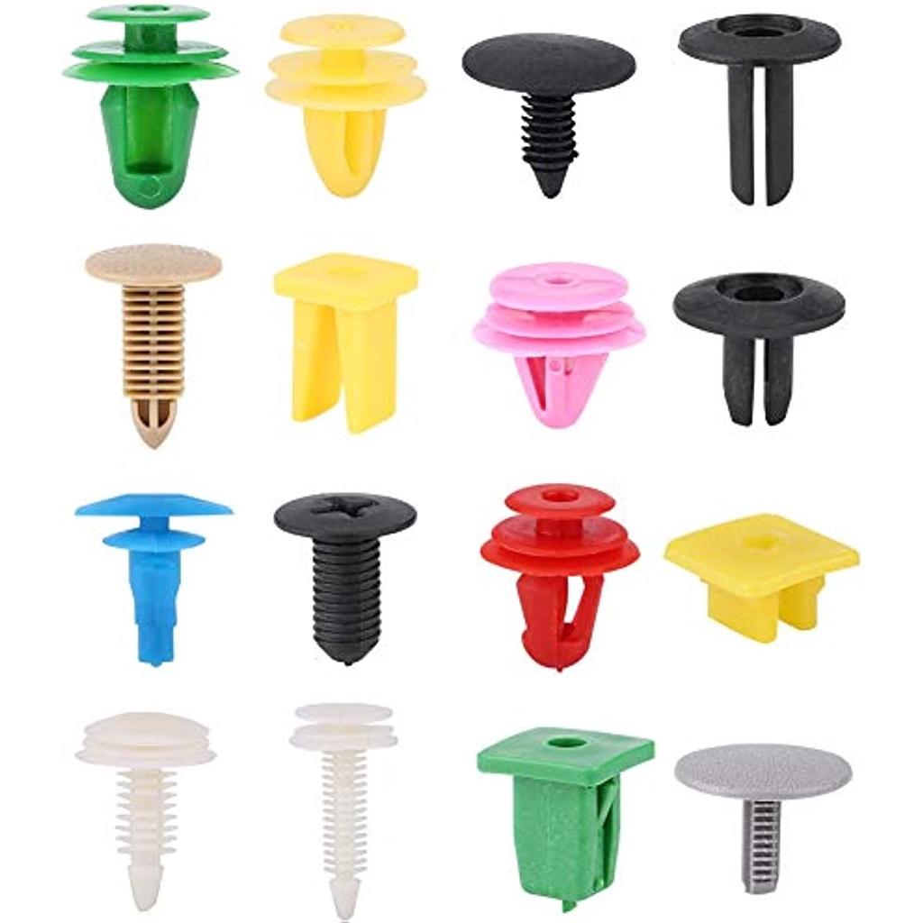 1000 Pcs Door Trim Panel Retainer Clip Assorted Plastic Car Door Trim Clip Bumper Fastener Retainer Rivet Push Pin Kit