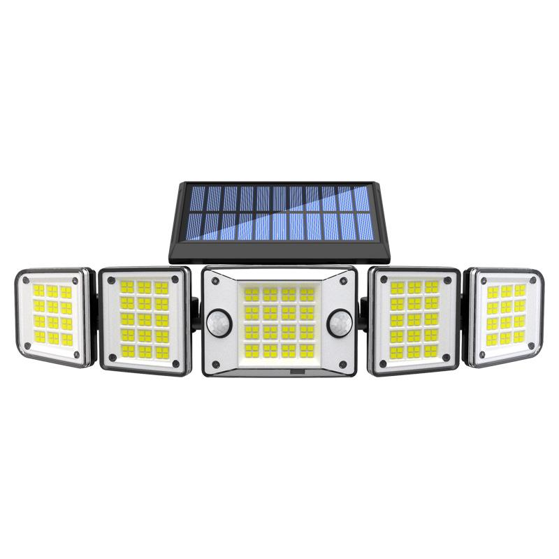 Super Bright LED Solar Wall Light, Waterproof Outdoor Door and Courtyard Lamp with Motion Sensor.