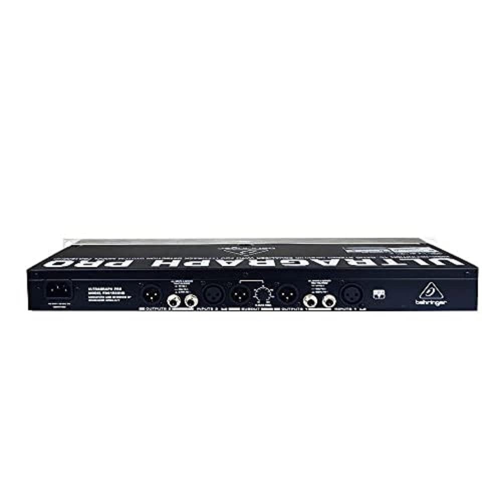 Behringer ULTRAGRAPH PRO FBQ1502HD Graphic with Feedback Detection and Subwoofer Output Equalizer, 15-Band Stereo,