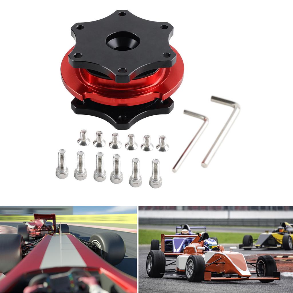 Anti Rusts Quick Release Steering Wheel Hub Aluminum Steering Wheel Hub Repair Tool for Personalizes Driving Experience