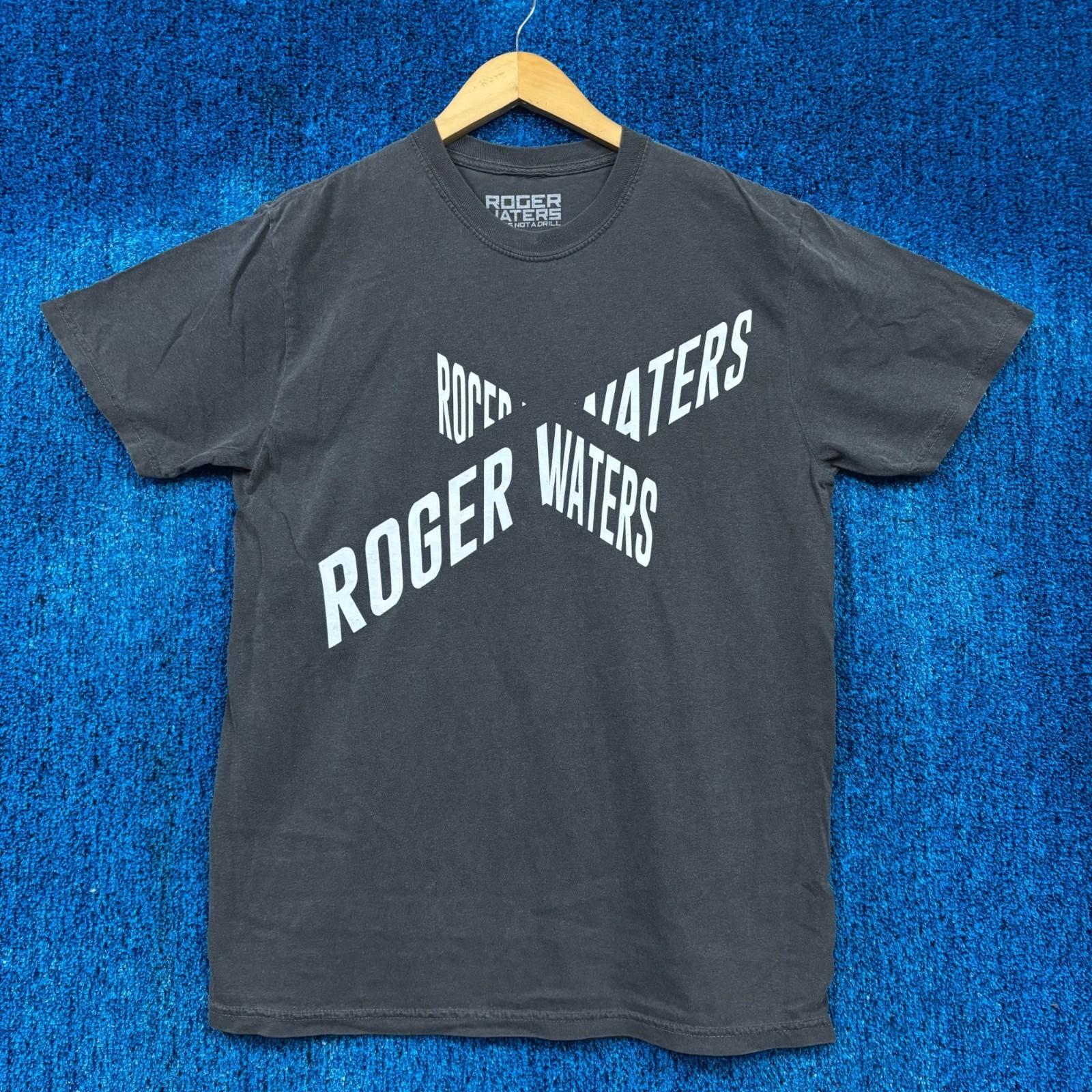 Roger Waters This Is Not A Drill Rock T-Shirt Size Medium Unisex T-Shirt L