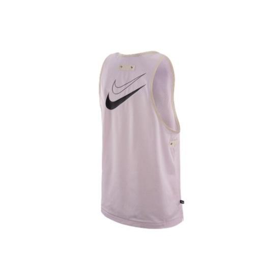 Nike Dri-Fit Logo Print Colorblock Schnelltrocknend Rundhalsausschnitt Ärmellos Basketball