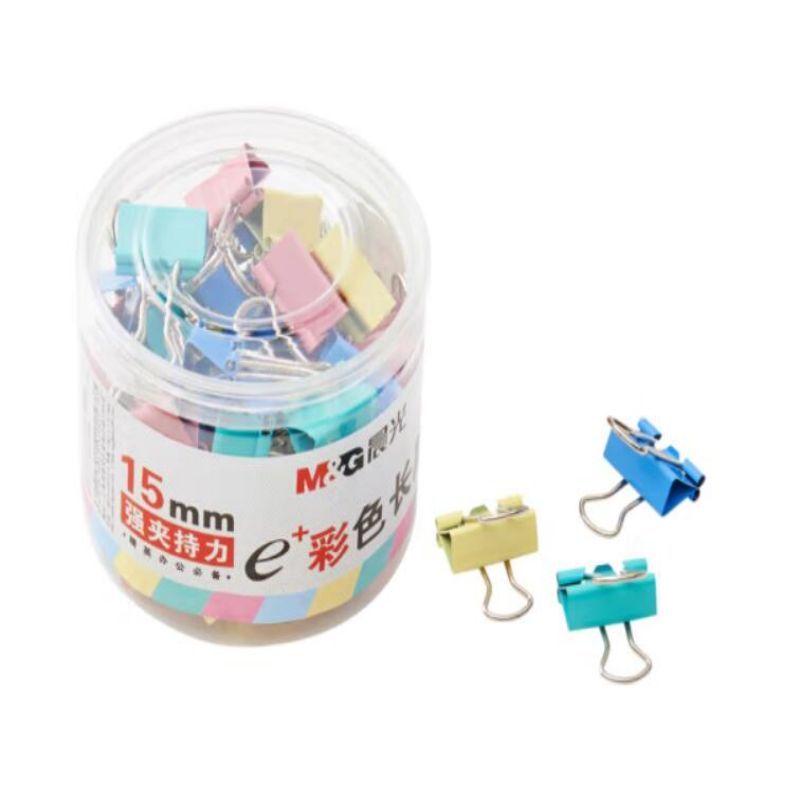 M&G Eplus Colorful Binder Clips, 15mm