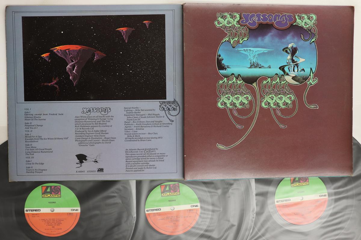 

LP Record YES Yessongs K60045 ATLANTIC 1973 UK Rock Used