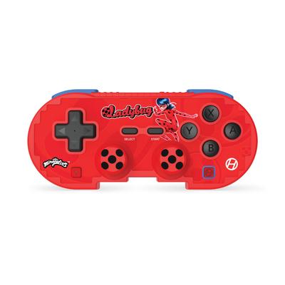 HYPERKIN Pixel Art Bluetooth Kabellos Spiel Offiziell Miraculous Ladybug Retro Special Turbo-Funktion Kompatibel mit Nintendo Switch und iOS