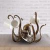 Octopus Coffee Cup Holder Resin Rack Organizes 8 Cups Durable Kitchen Storage Shelf Stylish Bathroom Decor Gift 27x19cm
