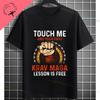 T-shirt Graphique Drôle Eat Sleep Krav Maga Repeat 100% Coton Manches Courtes T-shirt Décontracté Pour Entraînement Arts Martiaux Tenue de Sport