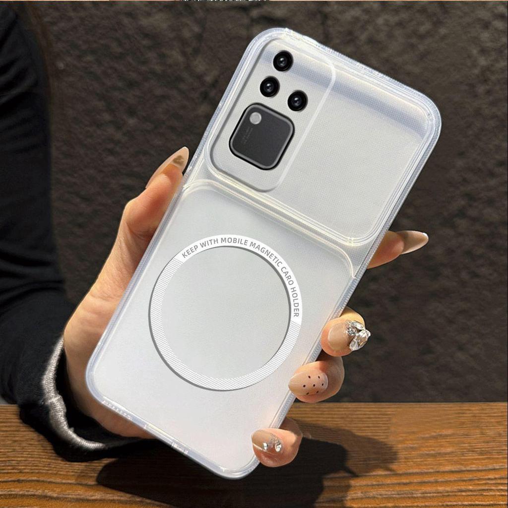 Metallic Finish Magnetic TPU Phone Case for Vivo V30 Pro,V30 Shockproof Matte Soft Cover