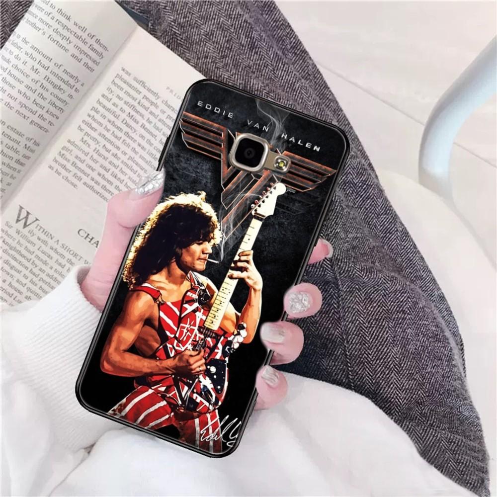E-Eddie Van Halen Graphic Guitar Phone Case For Samsung A 10 11 12 13 20 21 22 30 31 32 40 51 52 53 70 71 72 73 91 13 Shell