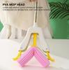Cross-Border Folding Floor Mop with Absorbent PVA Sponge Head Replacement