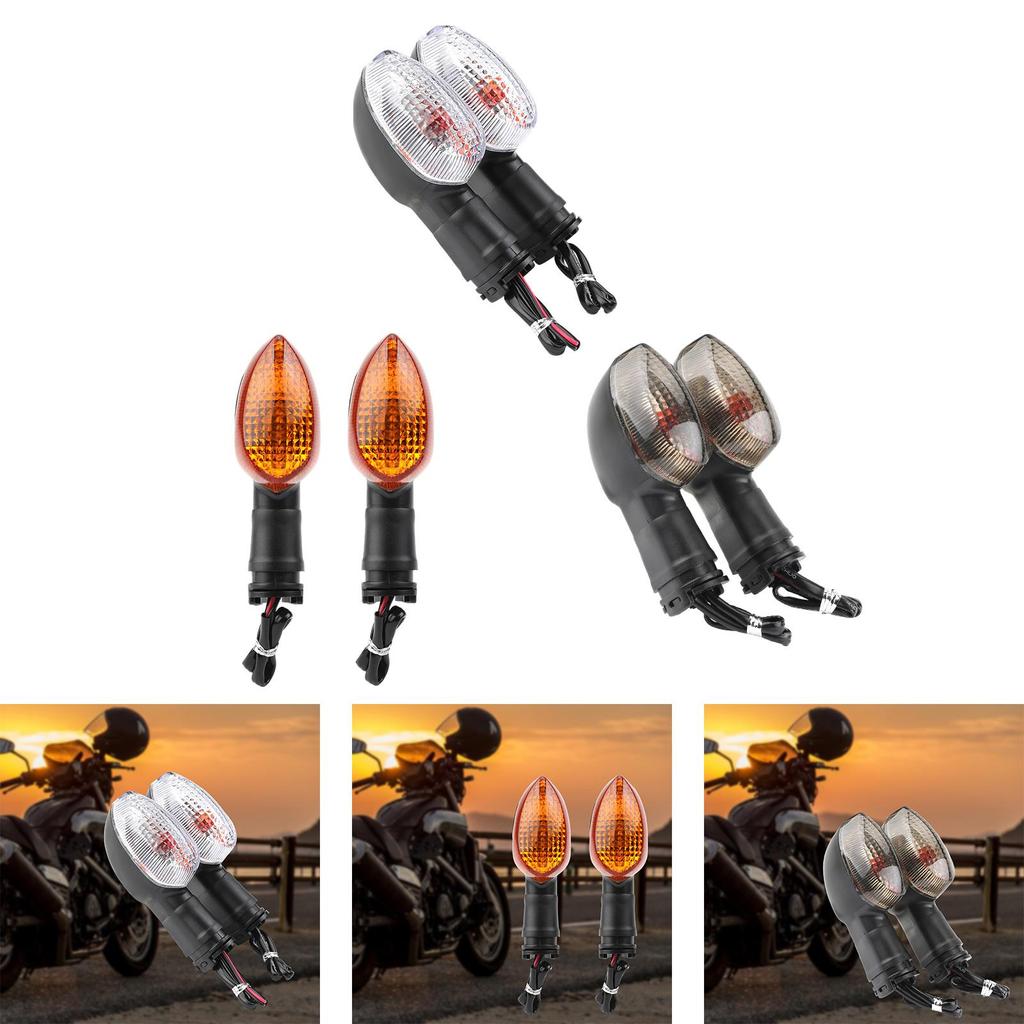 2 Pieces Turn Signal Light Indicator Replaces Motorcycle Blinker Indicator Lamp for Yamaha MT07 09 R1 R6 XJ6 FZ1 FZ6 FZ8
