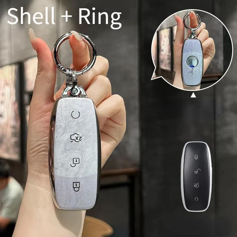 For DENZA D9 Car Key Cover N7/n8 Smart Key Modification Decoration TPU Full Package Protection Shell