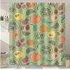 Mushroom World Washable Dirt-Resistant Shower Curtain Shower Head Waterproof Polyester Bath Curtain For Home Decor Accessories