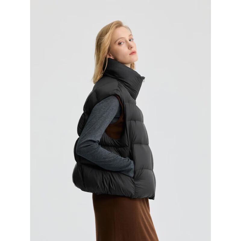 Bingjie Damen Stehkragen Daunenweste J5300EB34