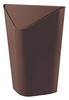 Umbra 5L Corner Swing Lid Trash Pack of 3 Can, Bronze, 9981000226,