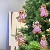 15pc Gingerbread Man Christmas Tree Ornaments - Soft PVC Hanging Decorations