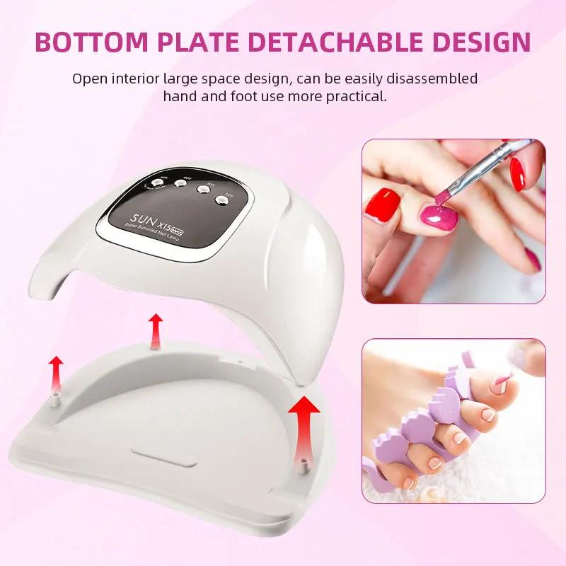280W UV LED Nail Lamp Professional Nail Dryer Light With Timer Auto Sensor 66leds Cabin UV Lamp for Manicure Nail Art Tool