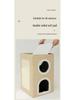 Large Foldable Cat House: Wear-Resistant, Double-Layered Pet Nest with Scratch Board, Suitable for All Seasons
