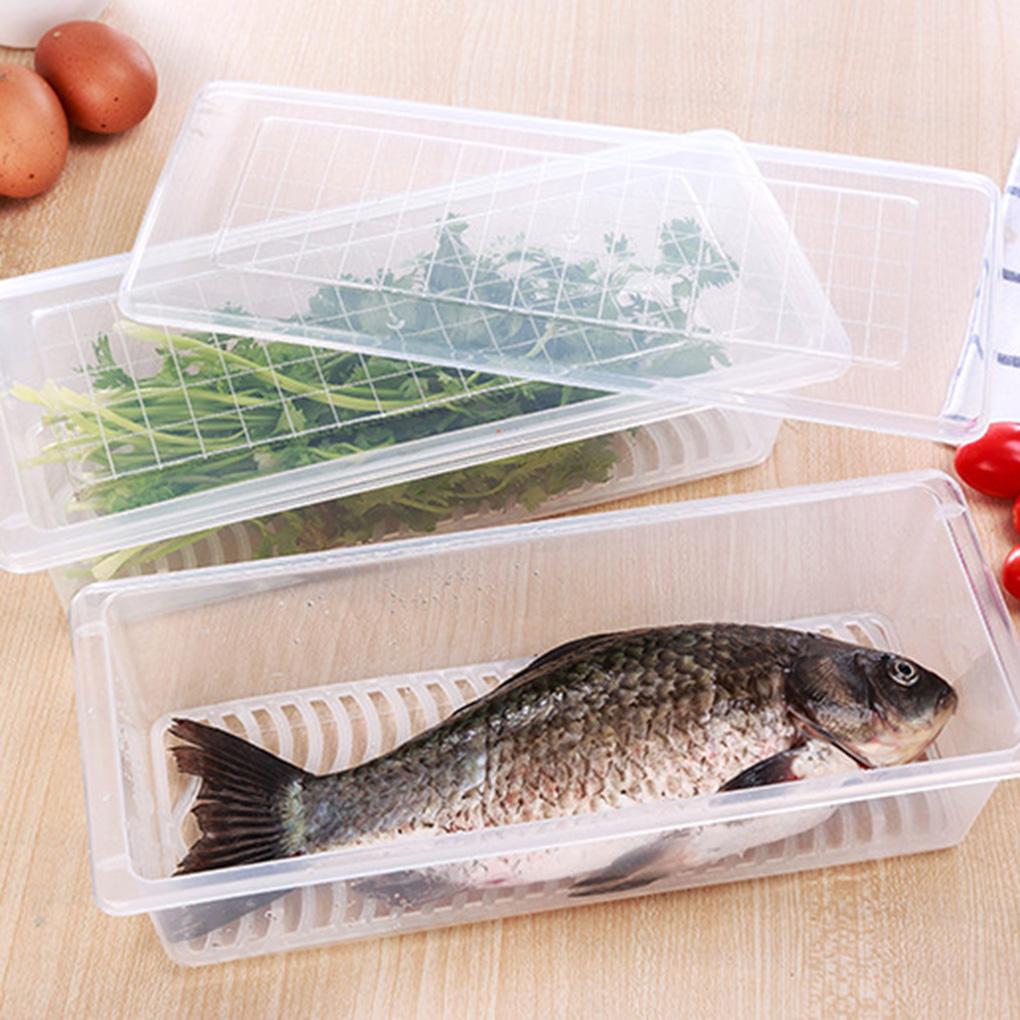 Kitchen Food Fruit Storage Containers Refrigerator Case Plastic Box