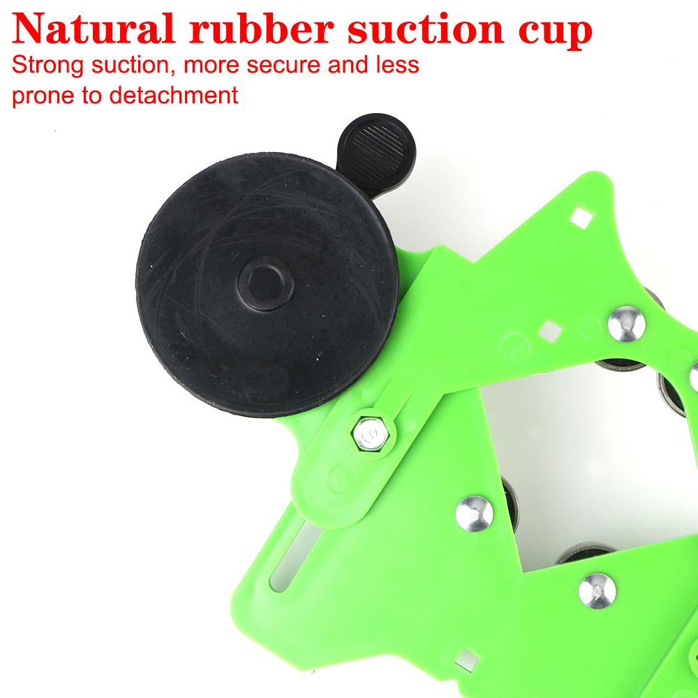 Punch Drill Guide Drills Guide Hole Locator Glass Tile Opening Locator Double Suction Cup Hole Centering Positioning 4-83mm