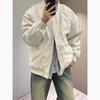 Men's American Style Thickened Flight Jacket for Autumn and Winter - Cotton Padded, Clean Fit Baseball Coat