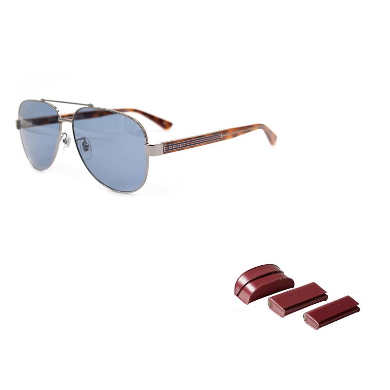 GUCCI Eyewear Round-Frame Sunglasses (Unisex) Sunglasses GG0528S