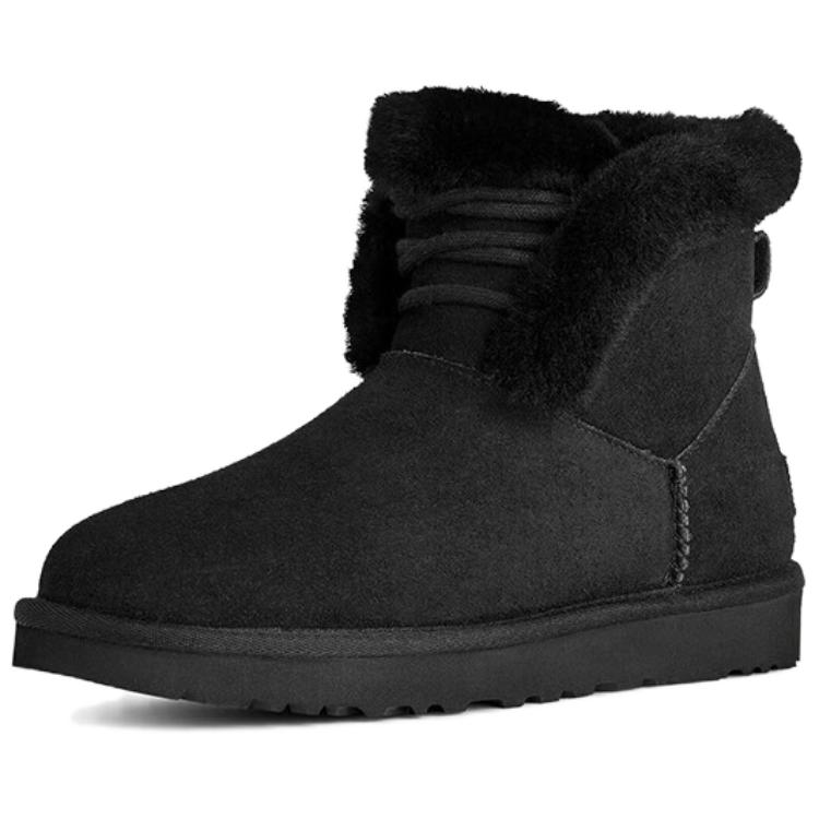 UGG Classic Mini Versatile Fashion Snow Boots Women boots Black 1174576-BLK