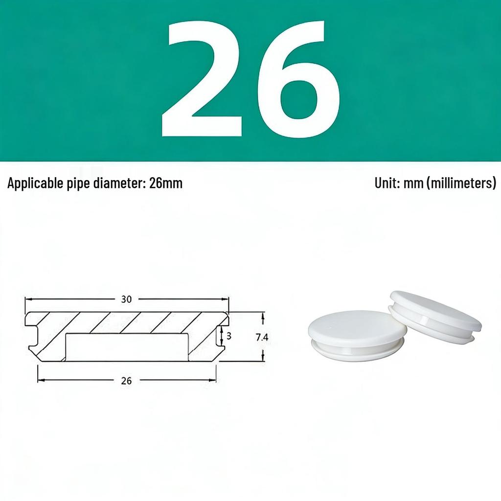 High-Temp Resistant Silicone Rubber Stopper with Card Slot Sealing Cap