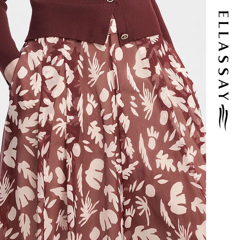 ELLASSAY Women's Drape Wide-Leg Skirt Pants