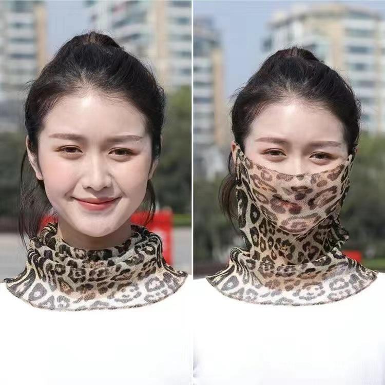 Women's Silk Scarf: Lightweight Sunscreen Veil, Neck Protection, Autumn/Winter Fashion Accessory.