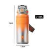 710ml High Quality Stainless Steel 316 Sport Vacuum Flask With Straw Portable Gym Fitness Outdoor Cycling Climb Thermal Bottle