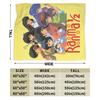 Ranma 1/2 Saotome Pig Girls  Blanket Soft Warm Flannel Throw Blanket Plush for Bed Living Room Picnic Travel Home Sofa