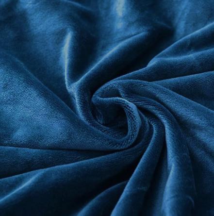 Federa Decorativa, Velluto Blu Navy