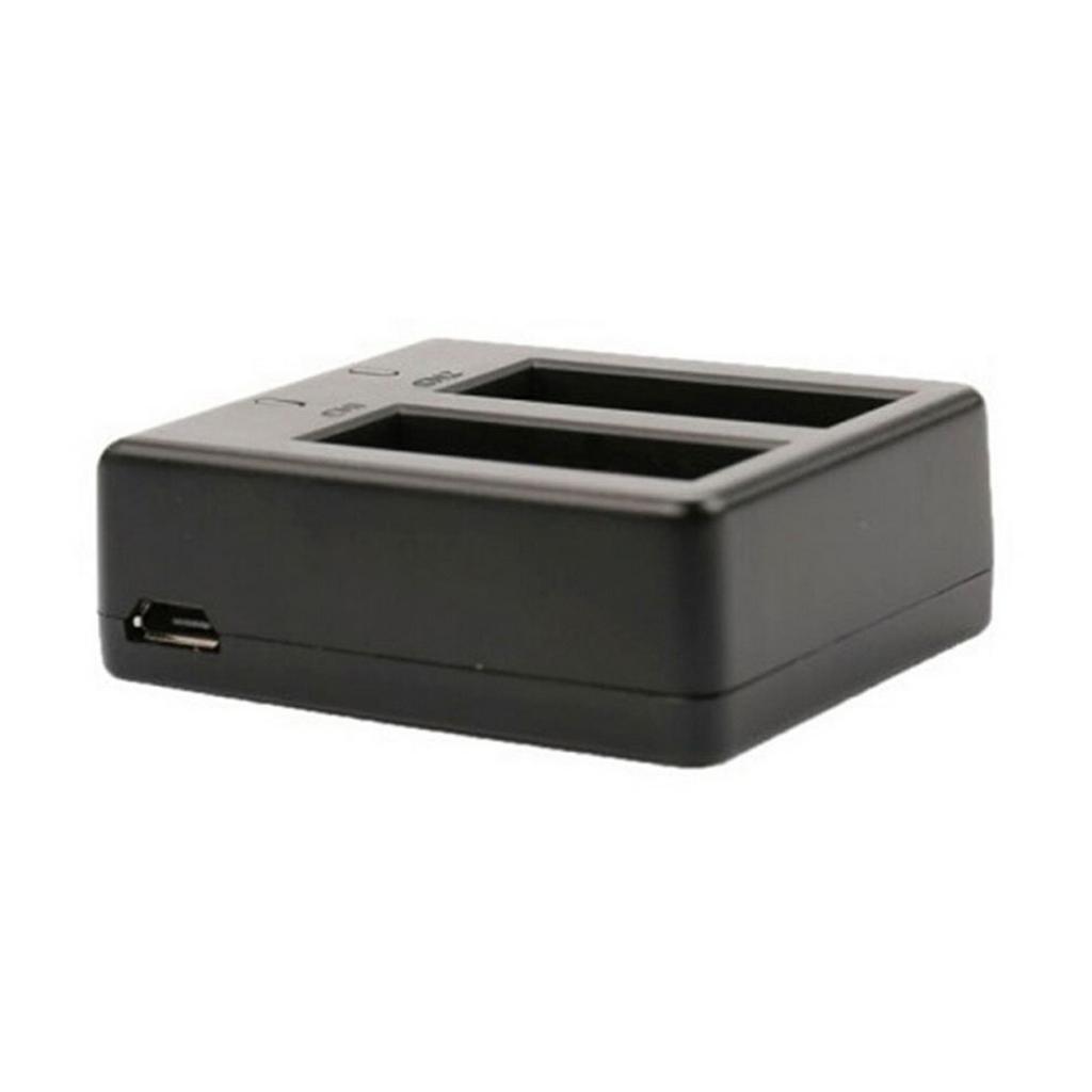 Battery Charger for EKEN SJ4000/H9R Waterproof Camera with Double Slot Battery Charger and Mounting Bracket Charging HUb