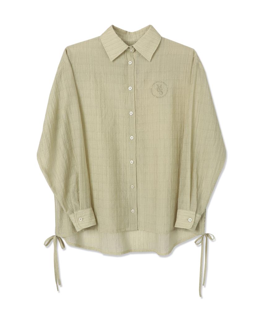 VIVACIOUS Summer Side Shirring Shirt – 4Col