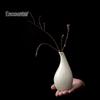 Chinese Retro Ceramic Small Vase - Stylish Decorative Vase for Dry or Hydroponic Flowers