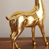 Electroplating Gold Deer TV Cabinet Entrance Ornaments Home Decoration Living Room Resin Craft Decoration