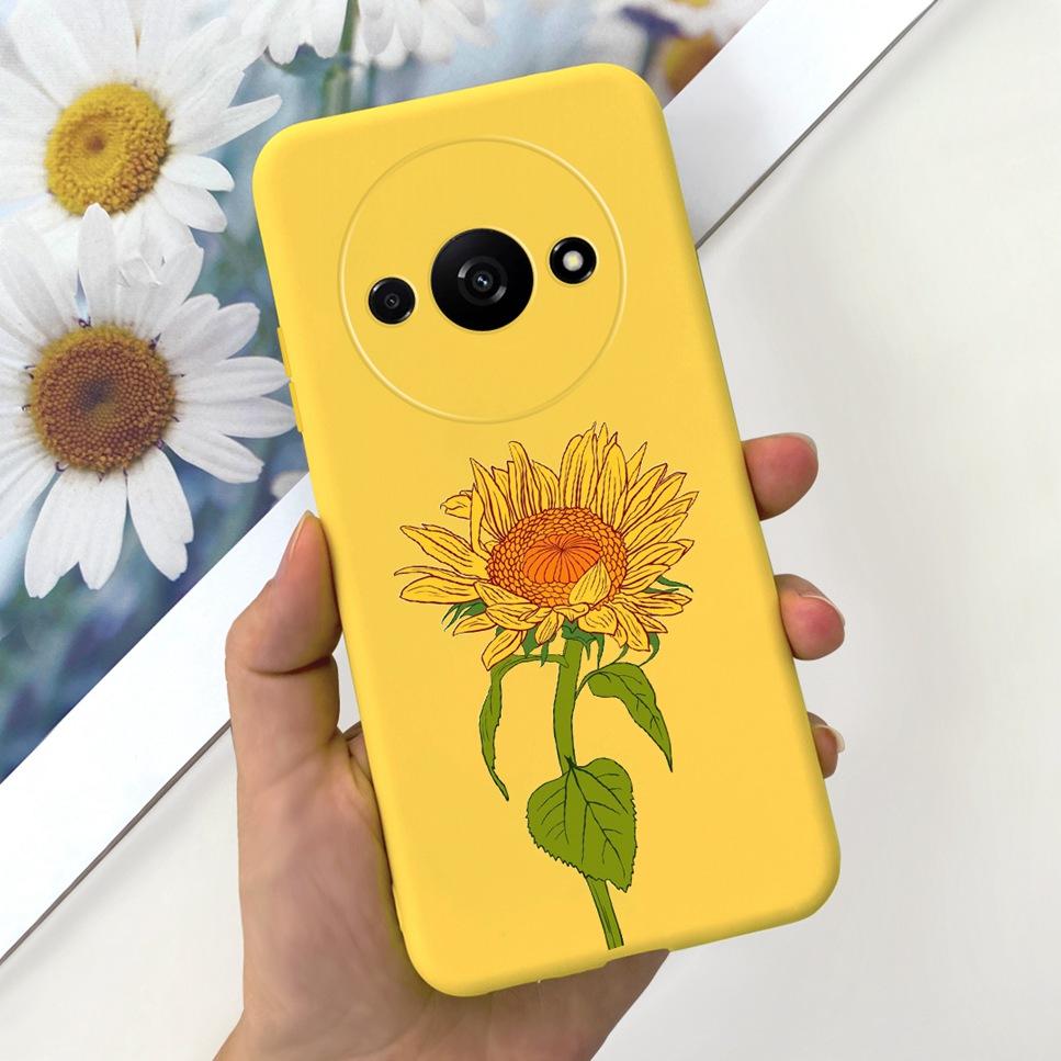 Fashion Design For Xiaomi Redmi A3 4G Case  Butterfly Cute Cat Soft Silicone Back Cover For Redmi A3 A 3 6.71" Bumper Phone Case