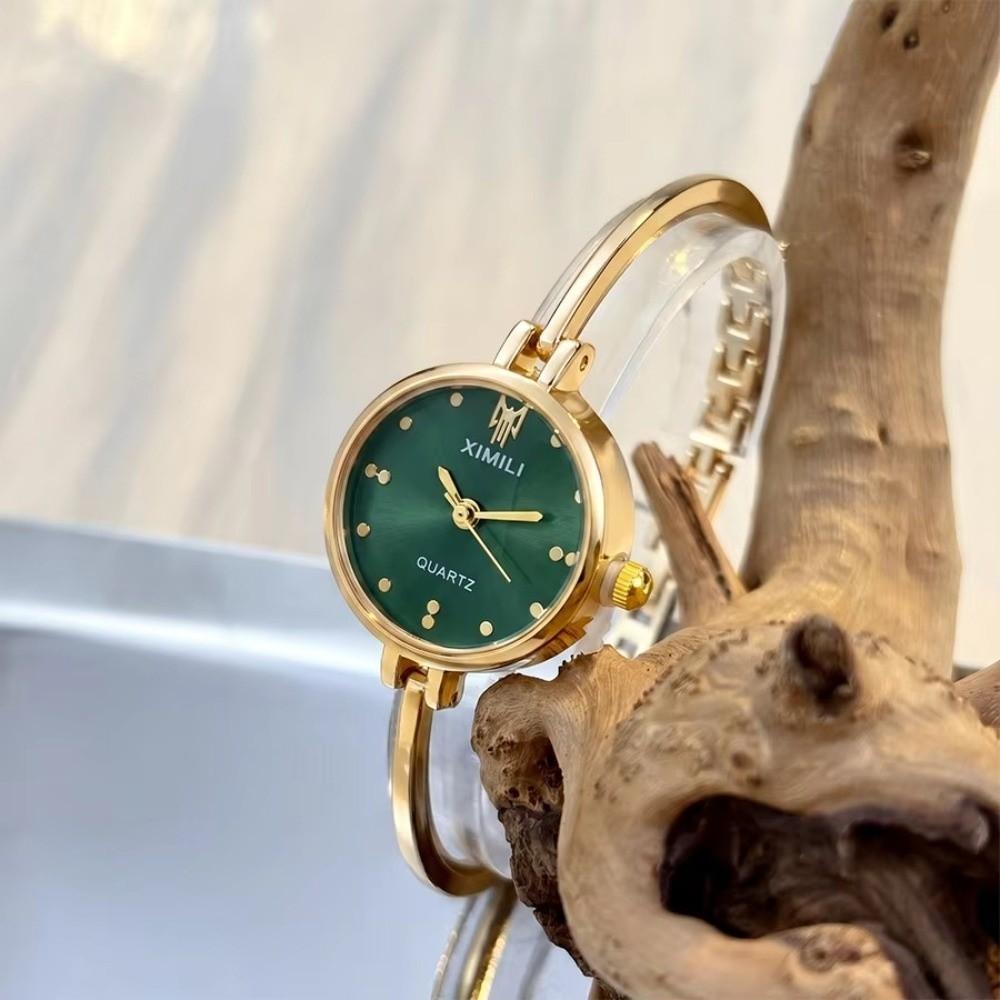 Open Design Quartz Watch Square-shaped Dial Ladies Watch New Pearl Watch  for Women